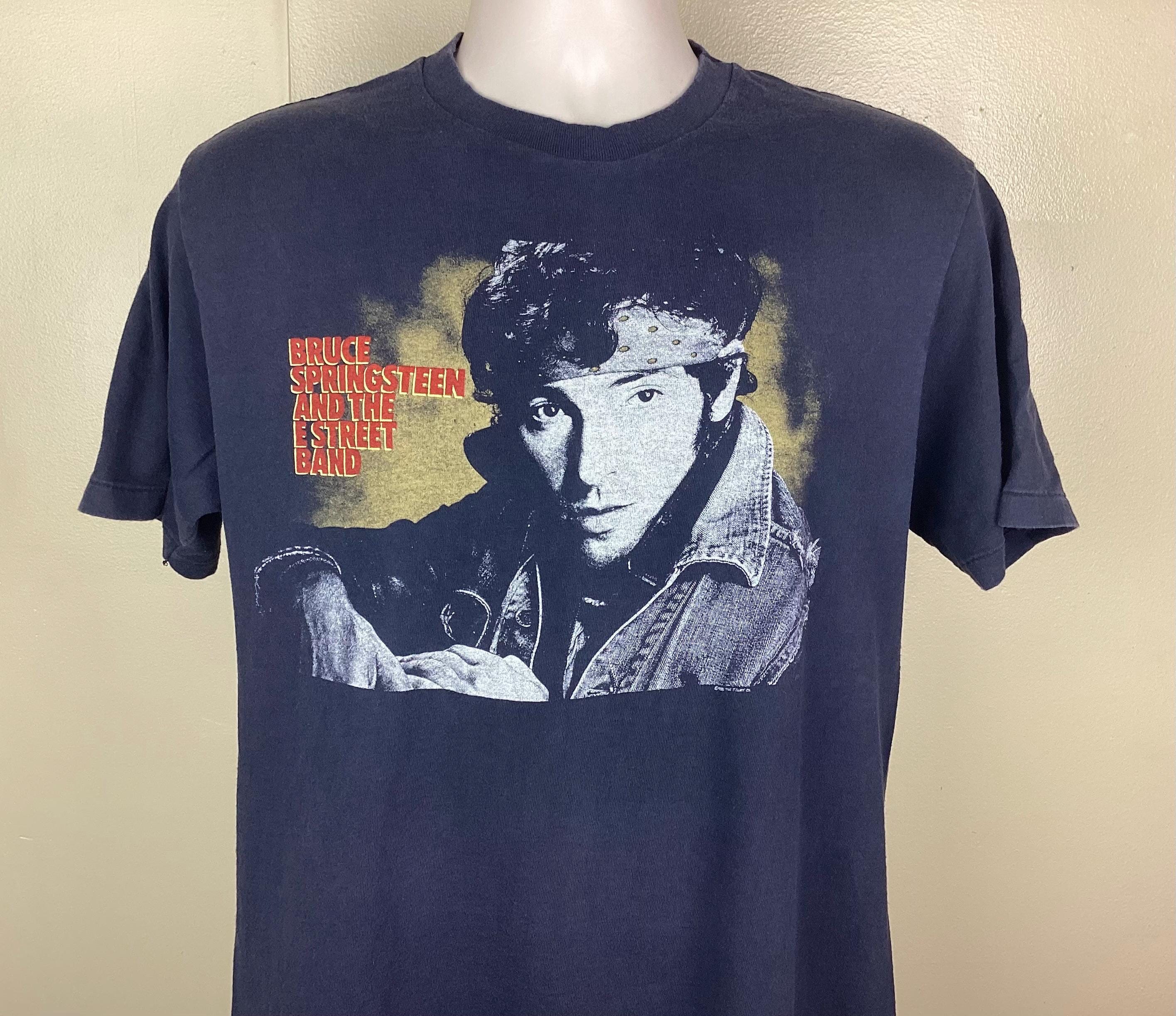 Bruce Springsteen Tシャツ 1985年 XL Vtg 1985 Bruce Springsteen Concert T-shirt Black M/L 80s E Street