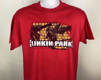 Vintage LINKIN PARK Hybrid Theory 2001 Tour T-SHIRT Size Extra