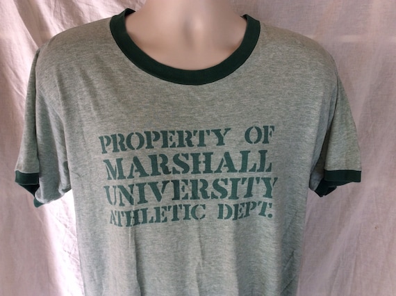 Vtg 70s 80s Property Of Marshall University Athlet