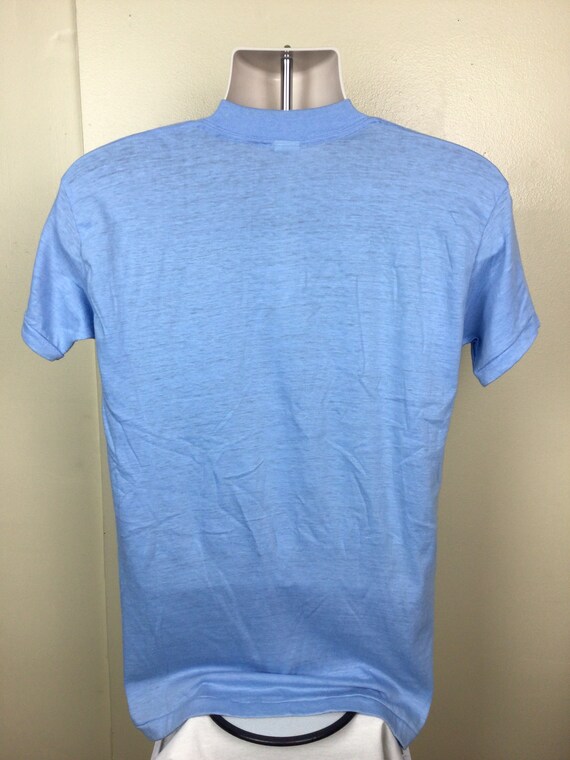 Vtg 80s Tweety Bird Glitter Iron On T-Shirt Blue … - image 3