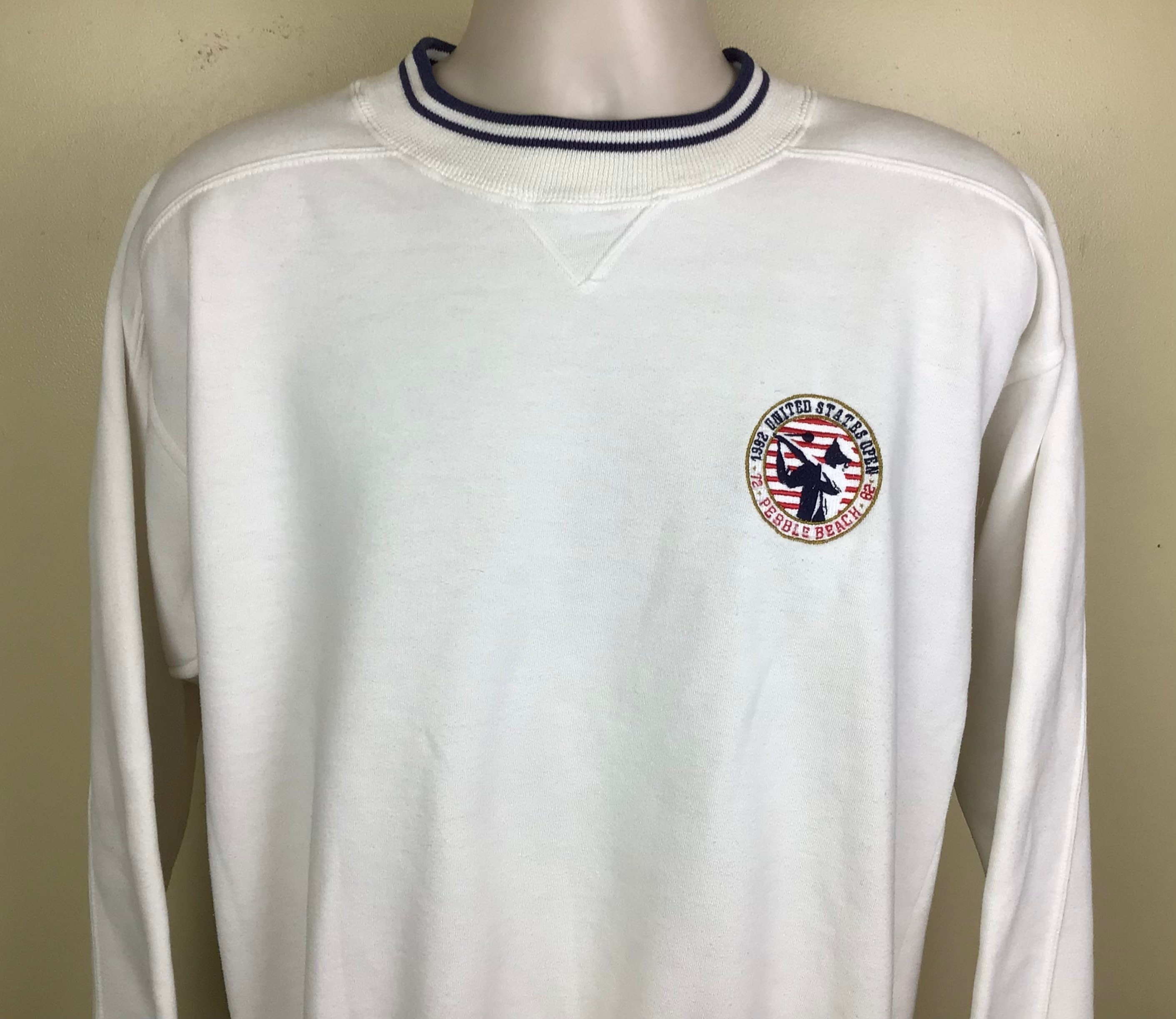 Vtg 1992 PGA United States Open Crewneck Sweatshirt White