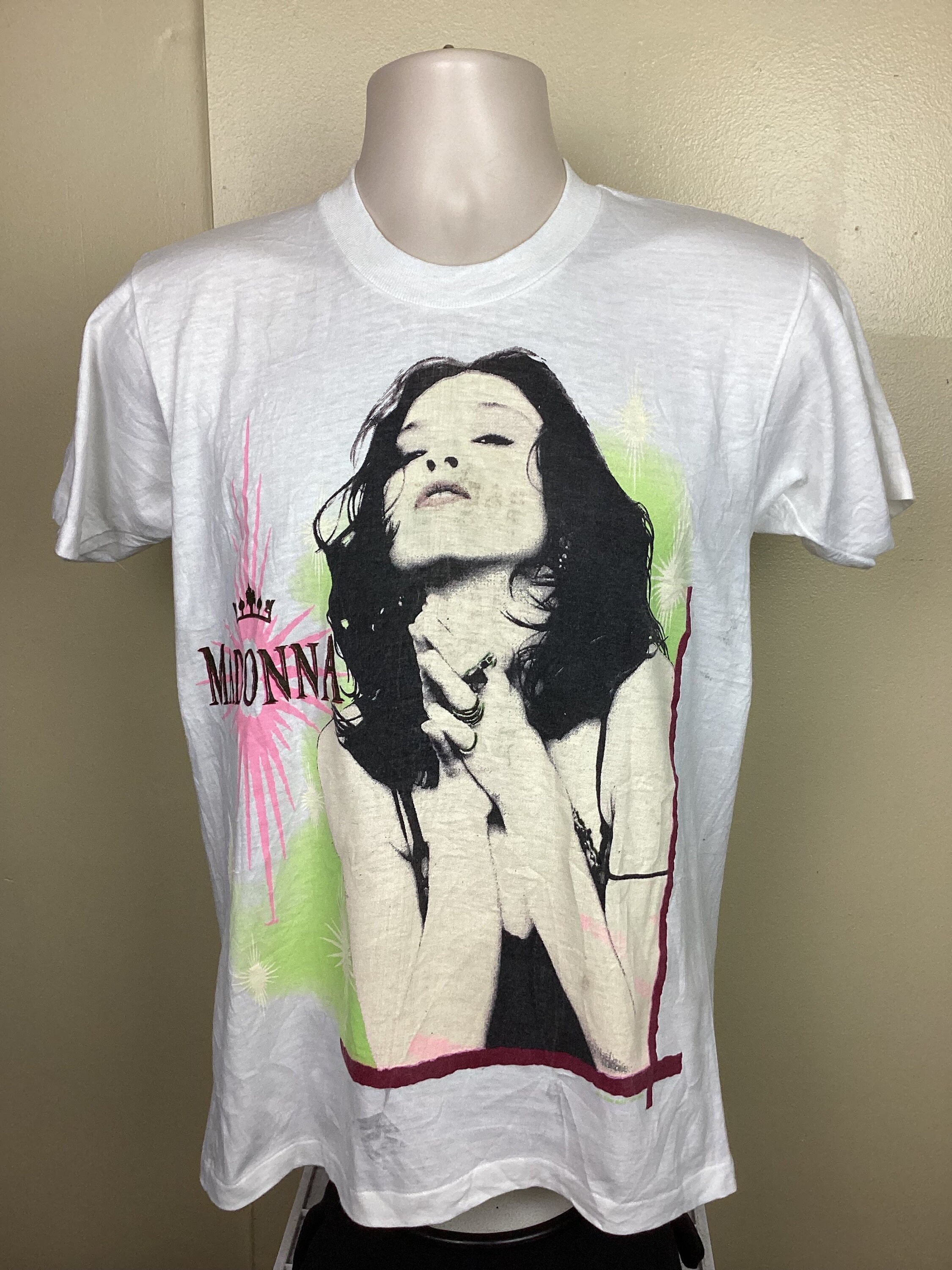 Vintage Madonna Like A Prayer Graphic Black Unisex T-shirt