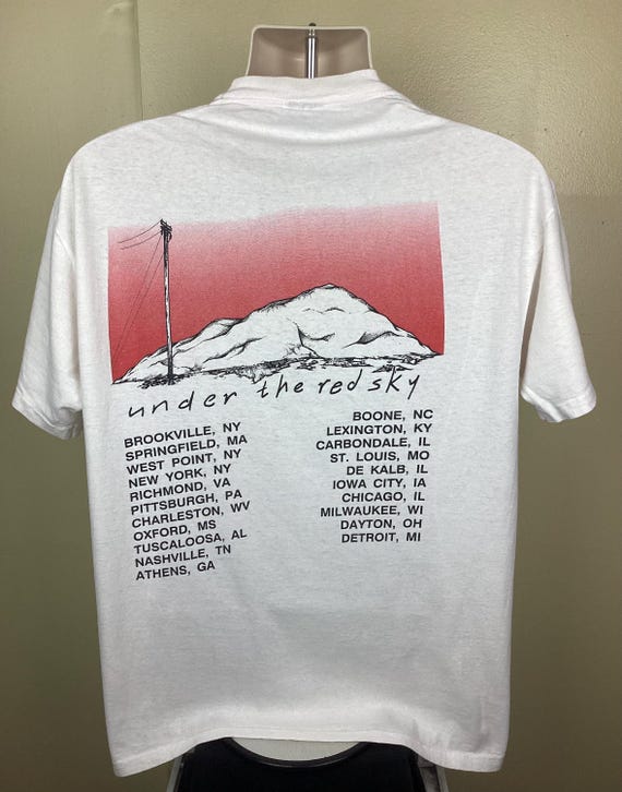 90sBOB DYLAN under the red sky tシャツ