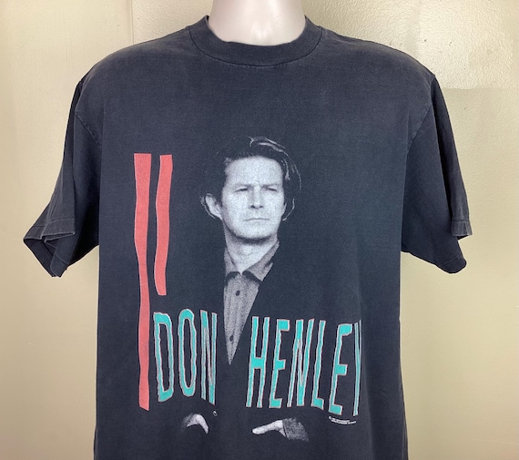貴重 MTV 1991年 ヴィンテージ Tシャツ サイズL 美品 ヴィンテージ 1991 ドン・ヘンリー コンサート Tシャツ 色あせ 黒 XL