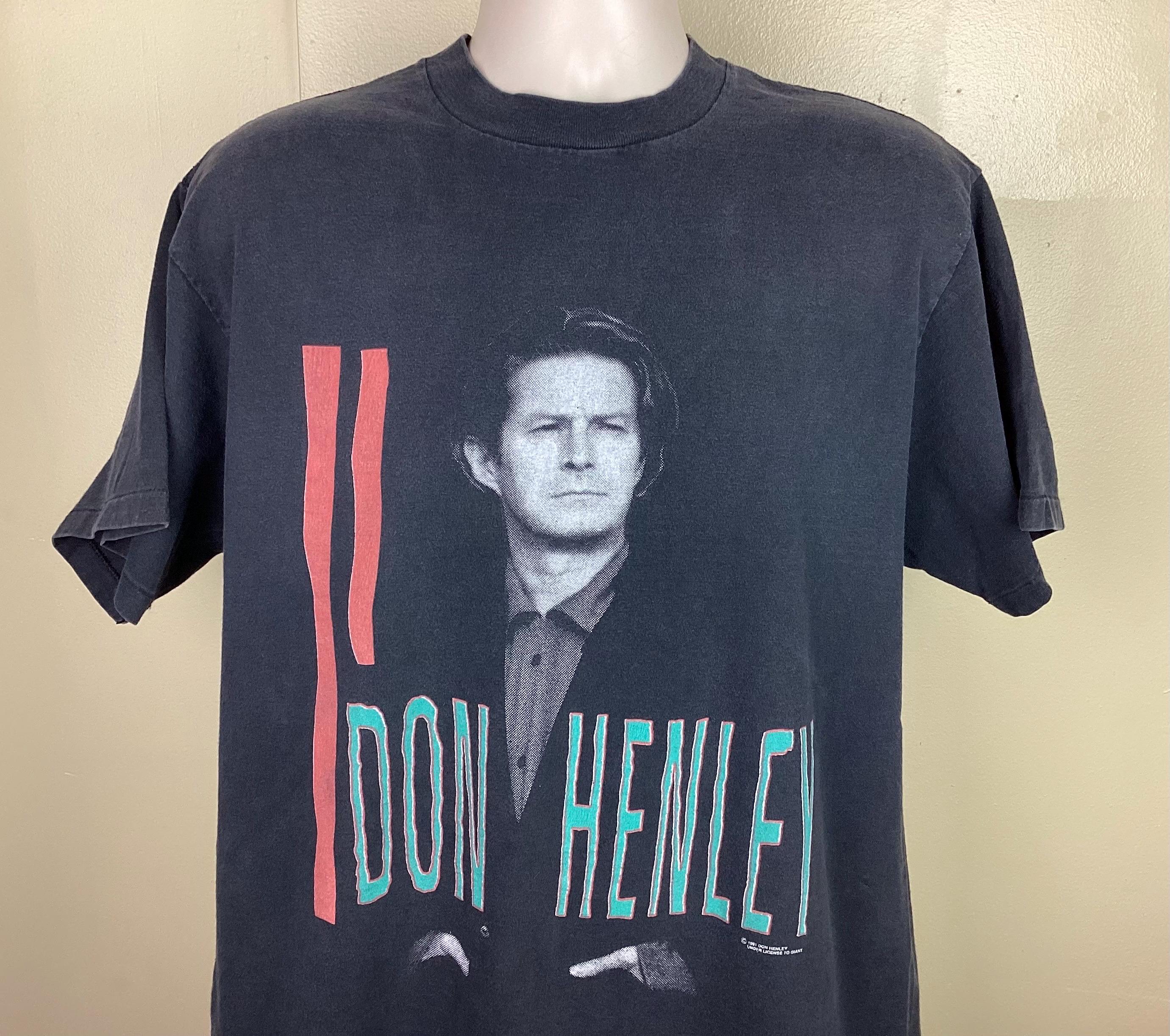 USA製 90's GIANTタグ DON HENLEY 1991年 ツアーT Vtg 1991 Don Henley Concert T-shirt Faded Black XL 90s Giant