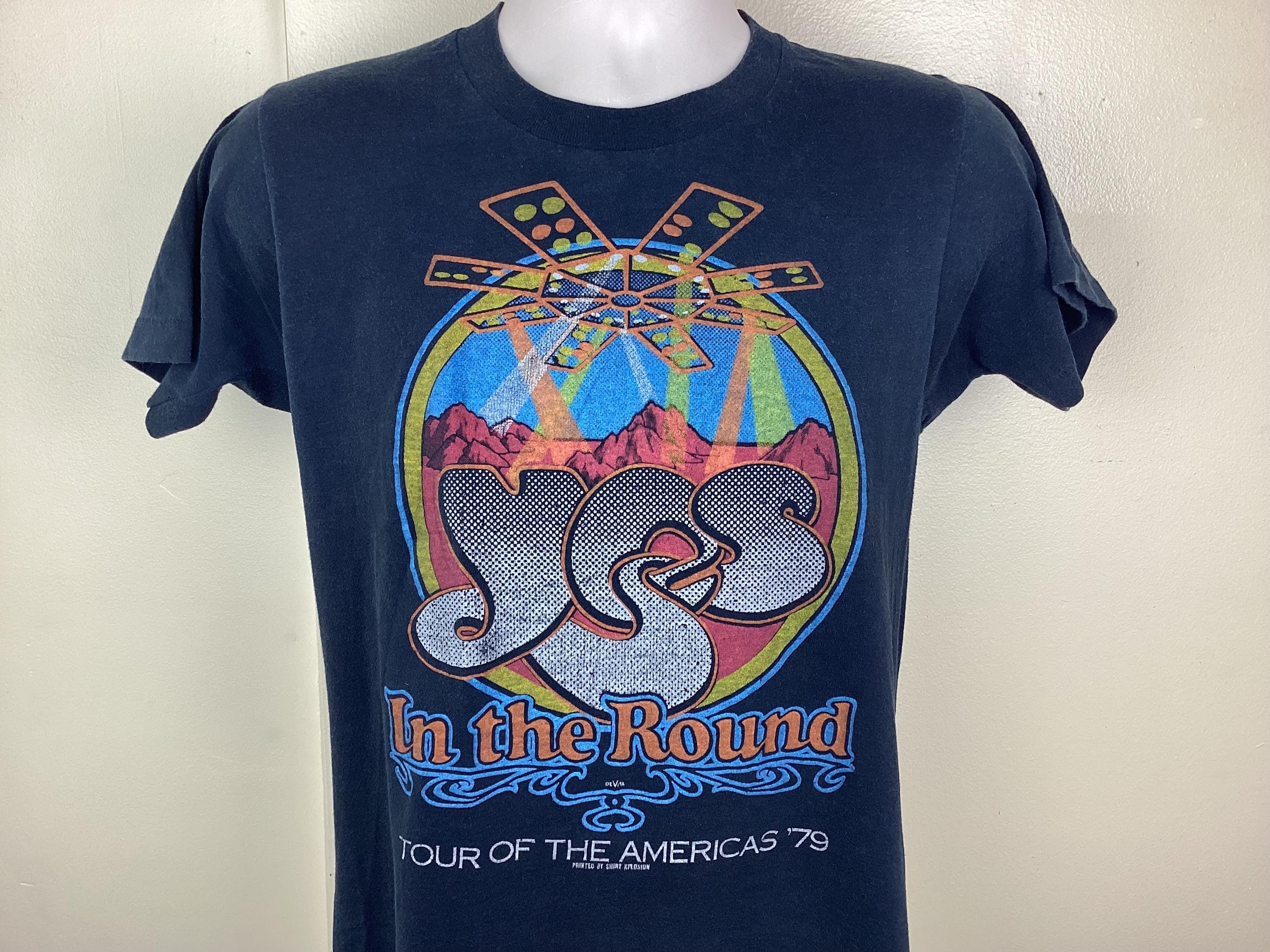 Vintage 1979 Yes Concert T-shirt 70s in the Round Tour of the