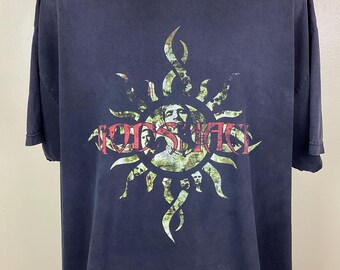 Vintage 2000 Godsmack T-shirt Black XXL Y2K Giant Tag Post Grunge