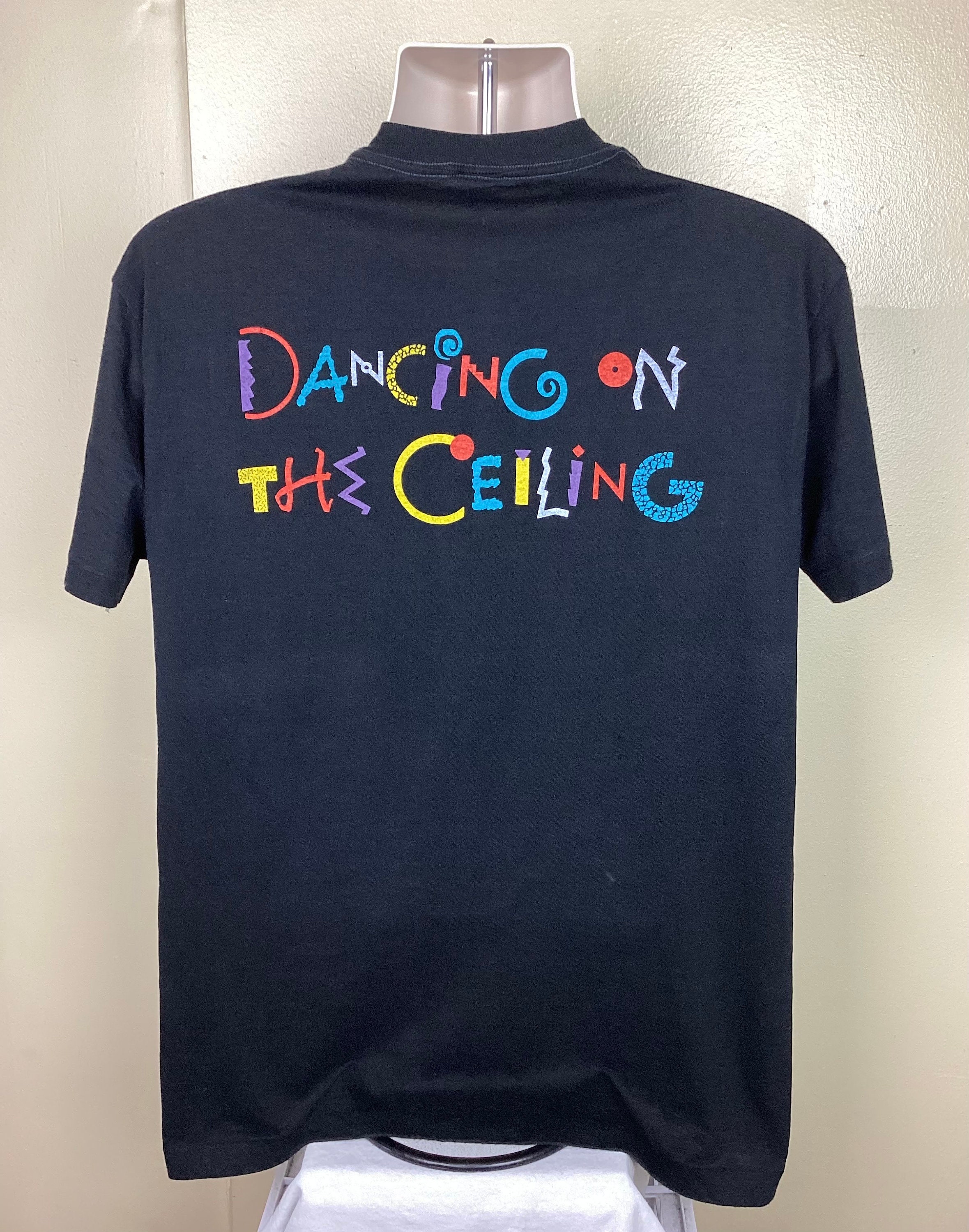 Vtg 1986 Lionel Richie Dancing on the Ceiling Concert T-shirt L/XL 