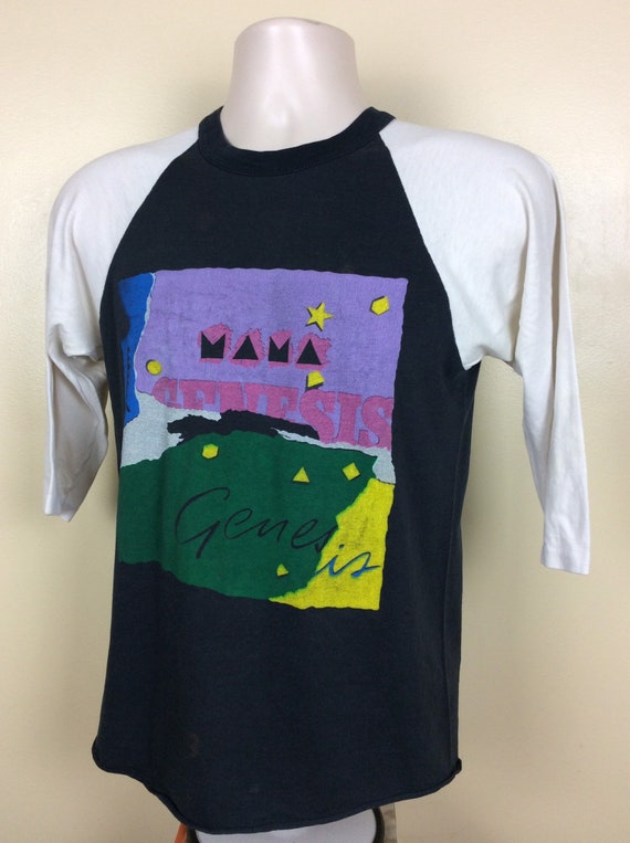 Vtg 1983 Genesis Mama Raglan Jersey Style T-Shirt… - image 5
