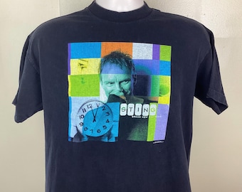 Vtg 1987 Paul Young Concert T-shirt White M/L 80s New Wave Pop