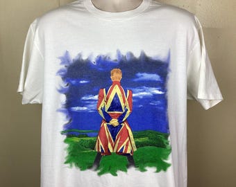 Vtg 1993 Duran Duran All Over Print T-shirt White XL 90s the