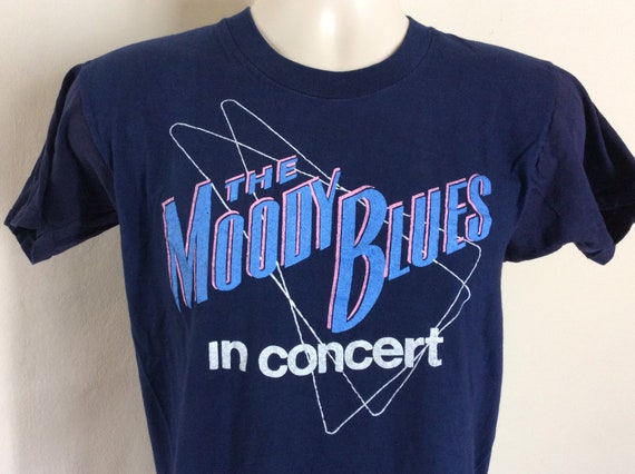 Vtg 70s Moody Blues Concert T-Shirt XS/S 70s Clas… - image 1