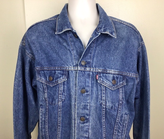 Vtg 80s 90s Levi's 70507 0218 Denim Trucker Jacket Medium Vtg 80s 90s Levi's 70507 0218 Denim Trucker Jacket Medium