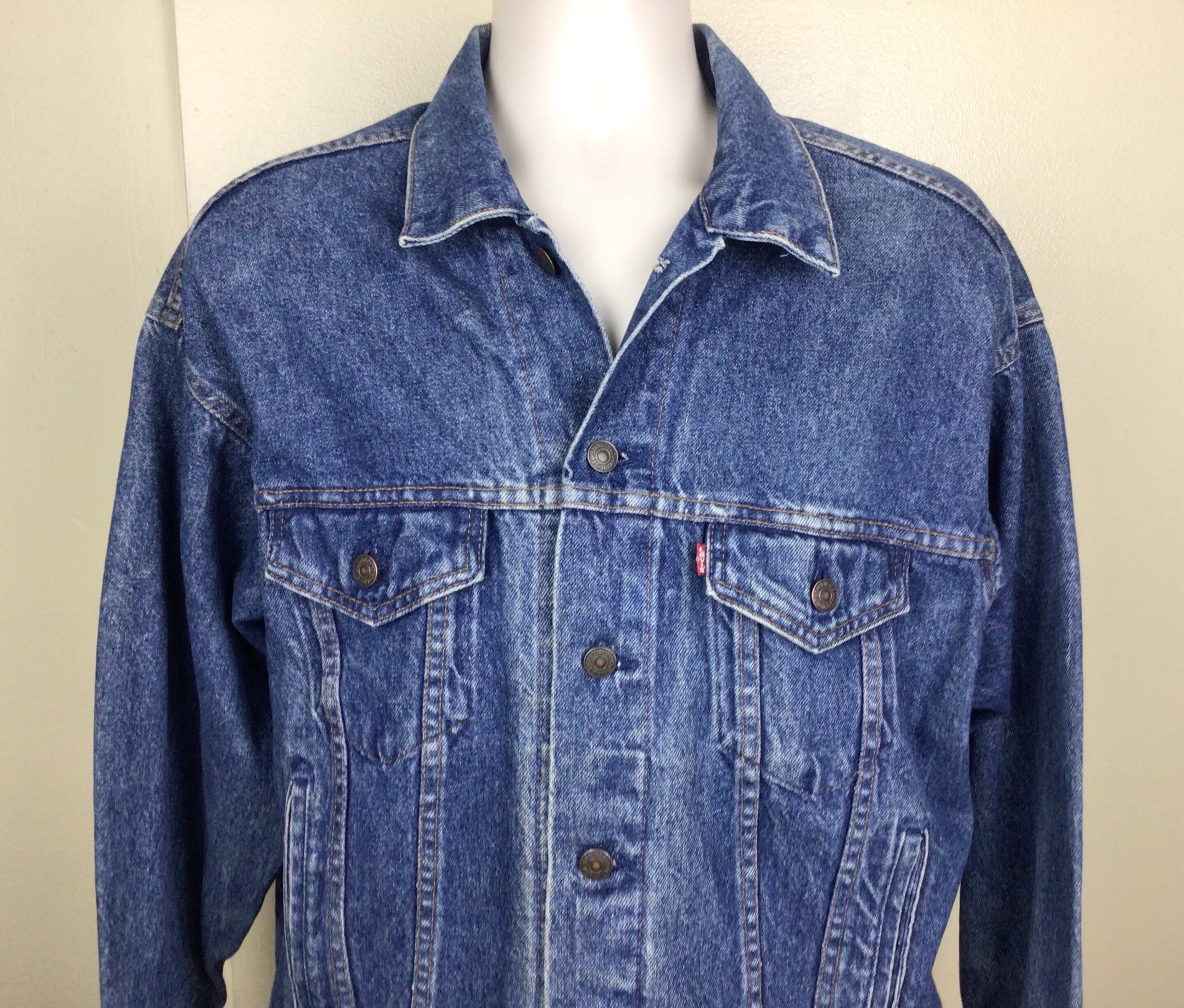 Vtg 80s 90s Levi's 70507 0218 Denim Trucker Jacket Medium Vtg 80s 90s Levi's 70507 0218 Denim Trucker Jacket Medium