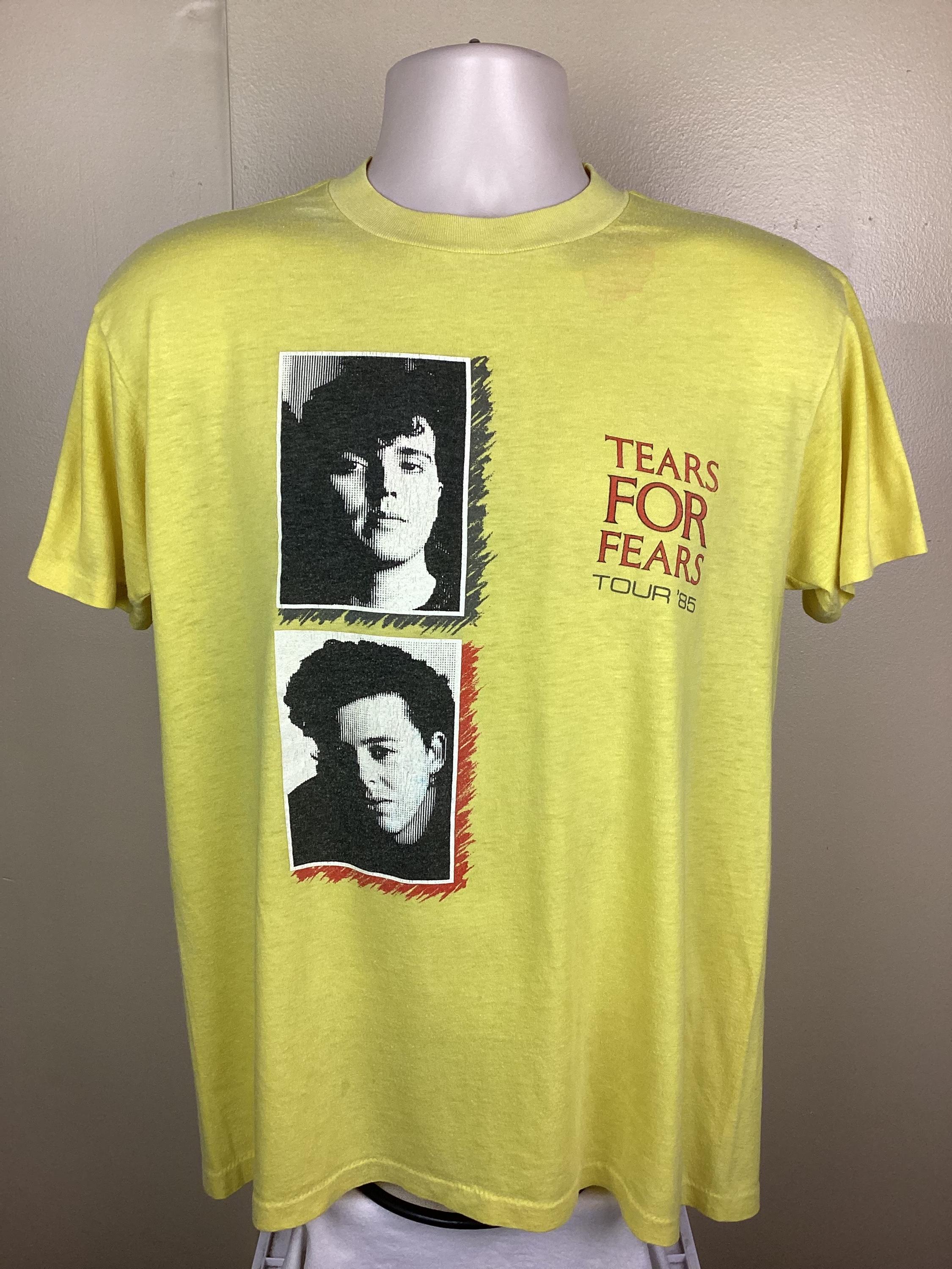 ヴィンテージ 1985 ティアーズ・フォー・フィアーズ コンサートTシャツ
