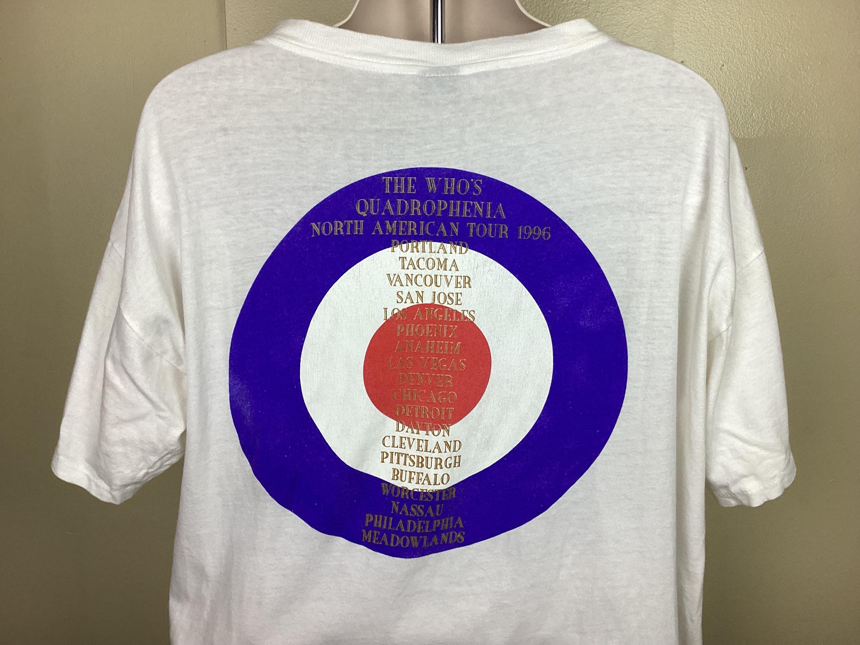 Vtg 1996 the Who Quadrophenia Tour Concert T-shirt White XL/XXL 