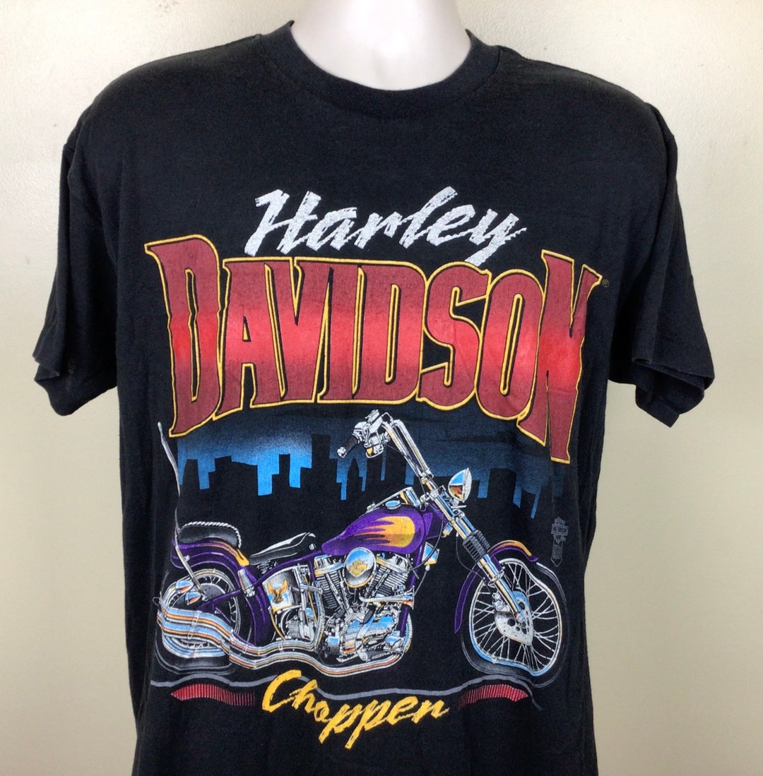 80s Harley-davidson Motorcycles Daytona Beach Florida T