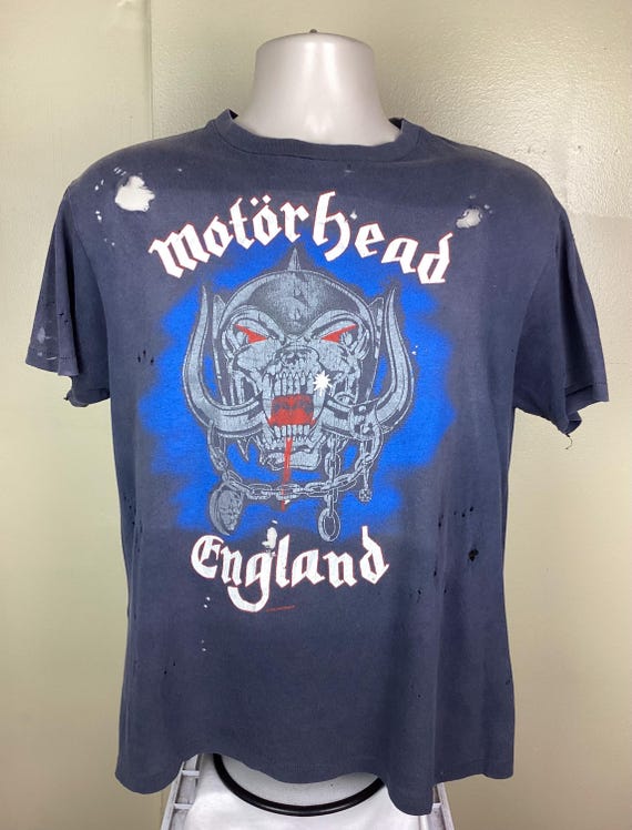Vtg 1988 Motörhead T-shirt Black L 80s Motorhead Born to Lose