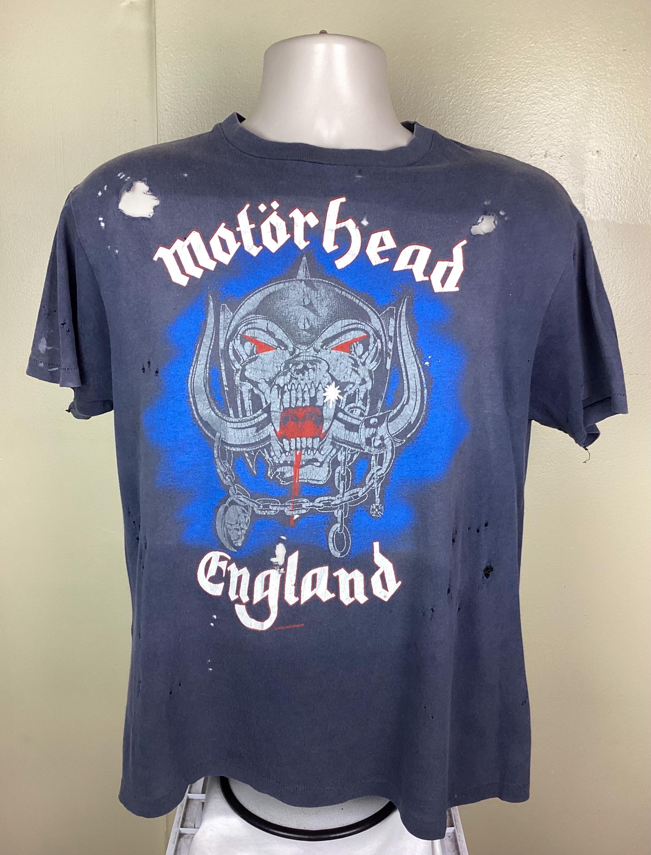 Vtg 1988 Motörhead T-shirt Black L 80s Motorhead Born to Lose