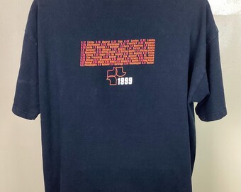 Vtg 1999 R.e.m. Concert T-shirt Black Xl/xxl 90s Rem Indie Vtg 1999 R.e.m. Concert T-shirt Black Xl/xxl 90s Rem Indie