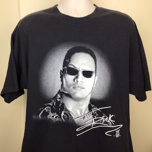 The Rock Wwf T Shirt - Etsy