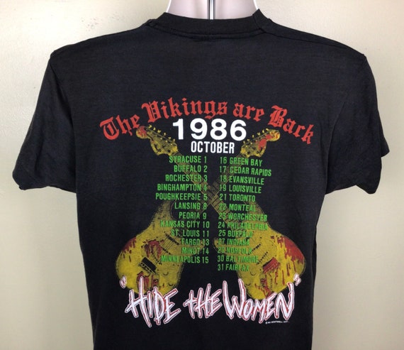 Vtg 1986 Yngwie Malmsteen Trilogy Concert T-shirt Black M/L - Etsy