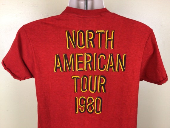 ヴィンテージ 1980 コモドアーズ コンサート Tシャツ 赤タグ サイズ L 