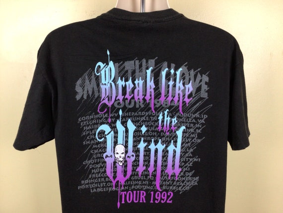 Vtg 1992 Spinal Tap Concert T-Shirt Black XL 90s … - image 2