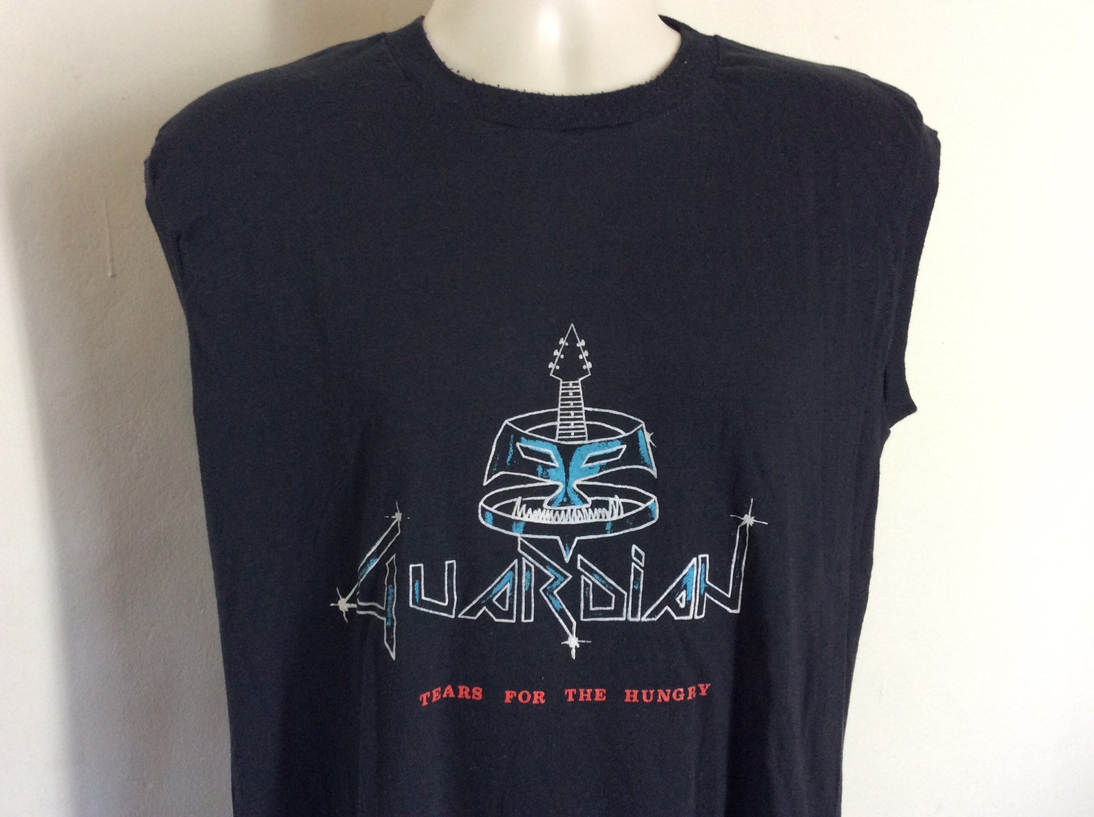 Vtg 80s Guardian Concert Muscle T-Shirt Black M/L Christian | Etsy
