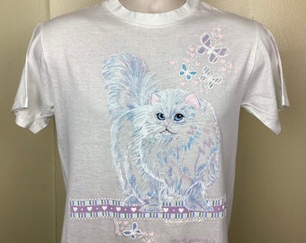 Vtg 1988 Tangerine Dream Optical Race Concert T-shirt White Vtg 1988 Tangerine Dream Optical Race Concert T-shirt White