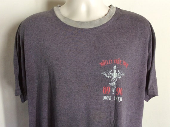 Motley Crue ヴィンテージTシャツ Lサイズ Vintage 90's Motley Crue Decade of Decadence '81-'91 T Shirt Size