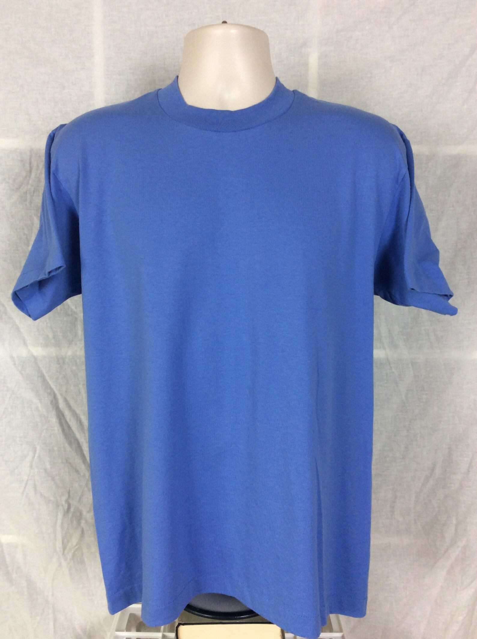 Vtg 90s Plain Fruit Of The Loom Periwinkle Blue T-Shirt L | Etsy