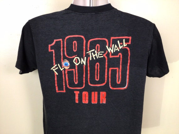 ヴィンテージ 1985 AC/DC フライ オン ザ ウォール コンサート T ヴィンテージ 1985 AC/DC フライ オン ザ ウォール コンサート T
