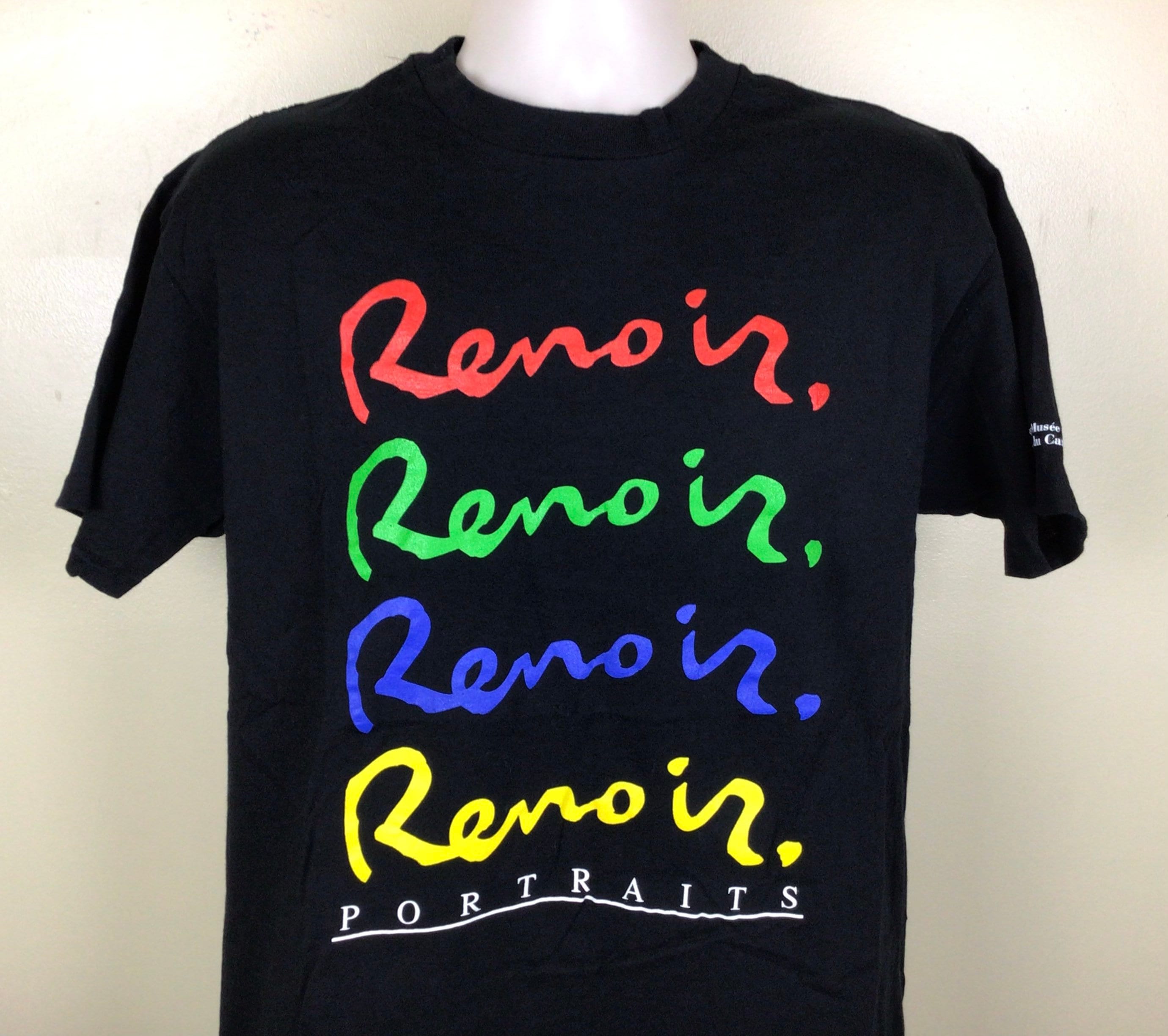 Vintage 90s Renoir Art T Shirt XL USA 【公式通販】