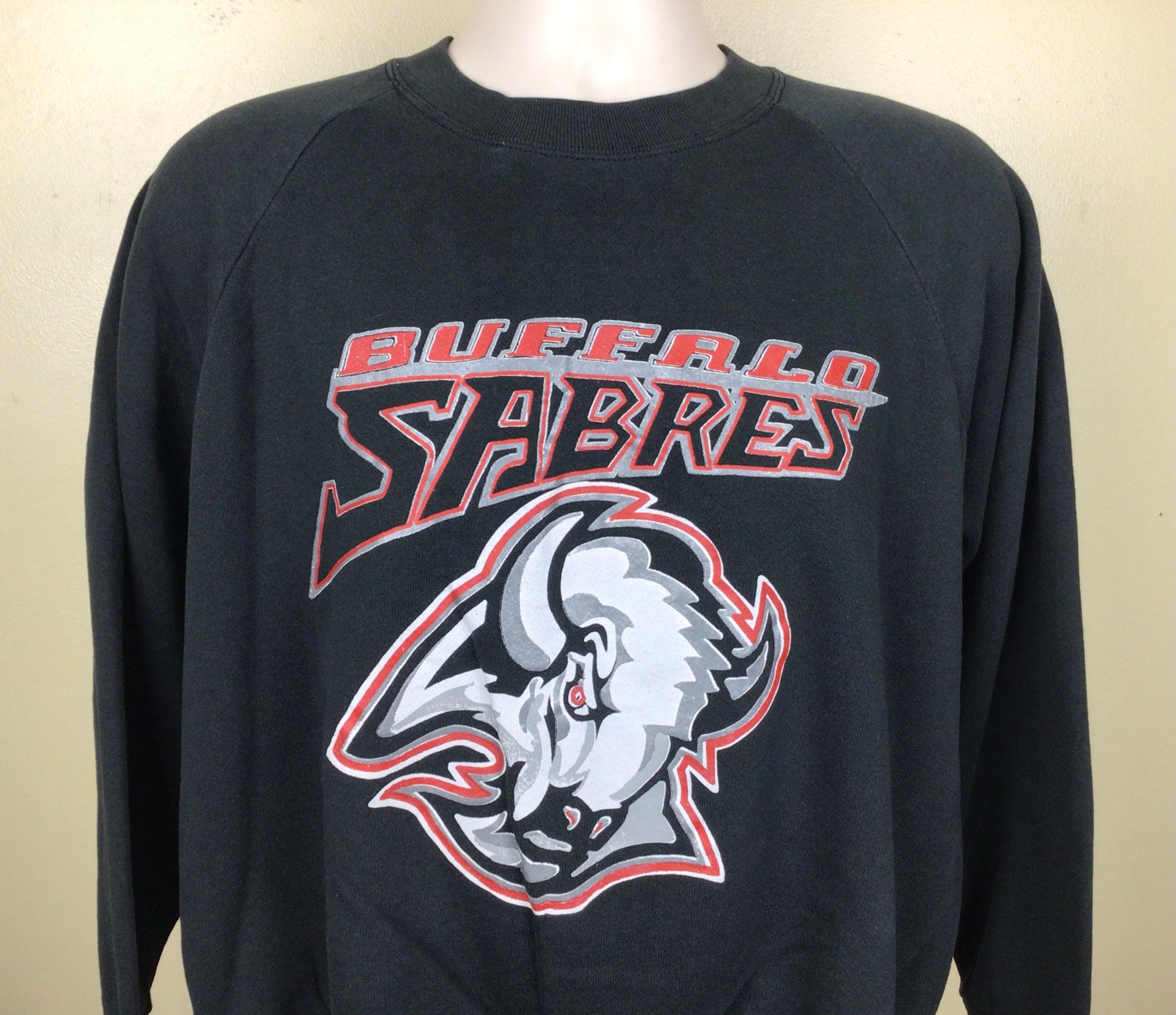 Buffalo Sabres Black & Red Goat Head Youth Hoodie