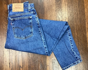 Vtg 80s 90s Levi's 517 Orange Tab Jeans W36 L32 Blue Medium Wash
