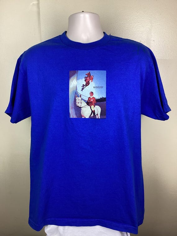 WEEZER 2000年代ツアーTシャツ blue デッドストックに近い WEEZER 2000年代ツアーTシャツ blue デッドストックに近い - メルカリ