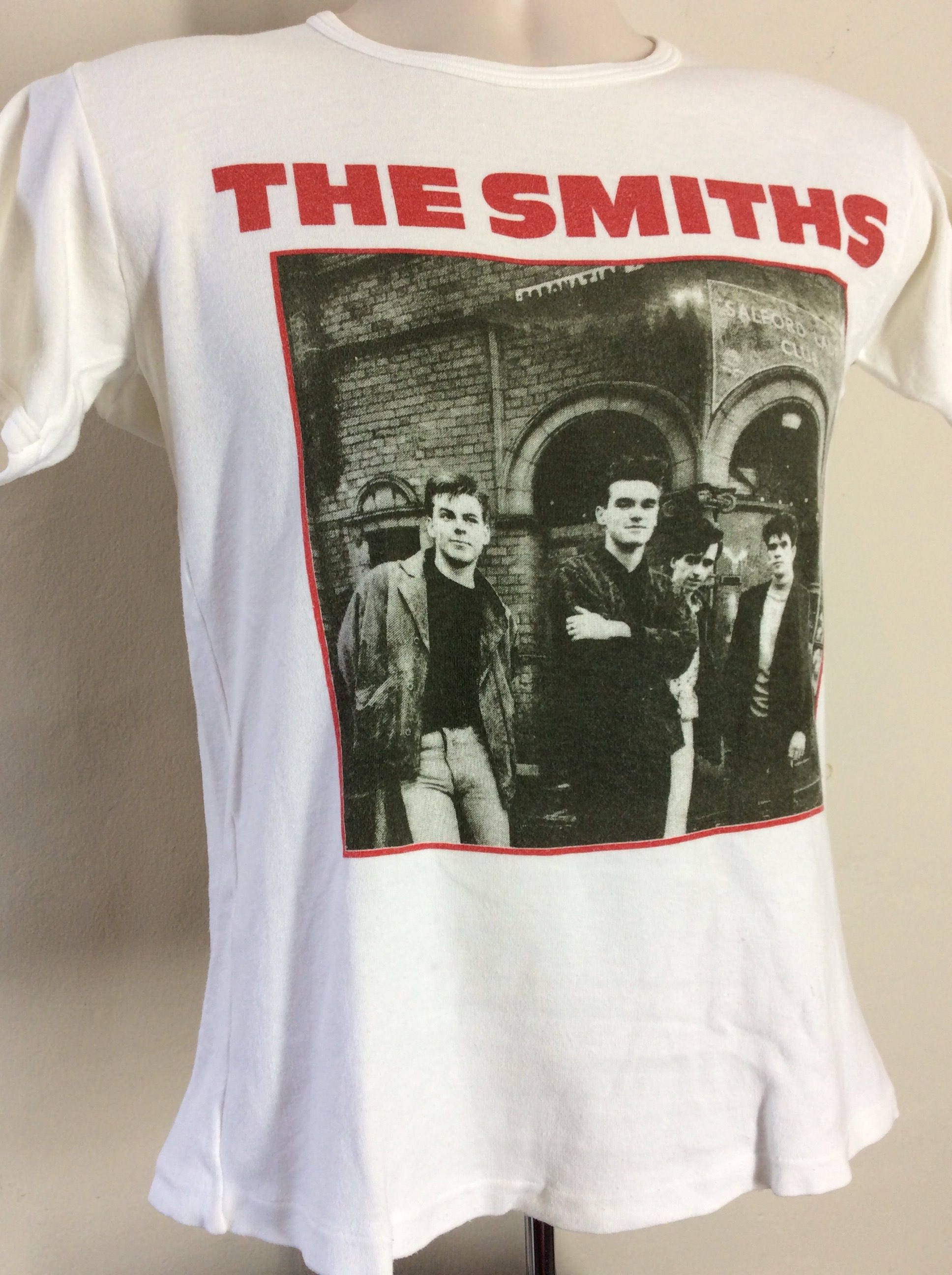Vtg 1986 the Smiths Concert T-shirt White XS/S 80s Morrissey | Etsy