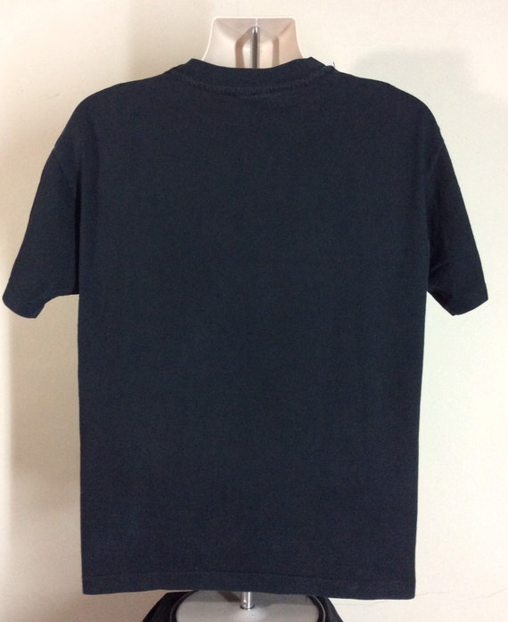 Vtg 90s Elephant T-Shirt Black L Animal Nature Wildlife Zooper