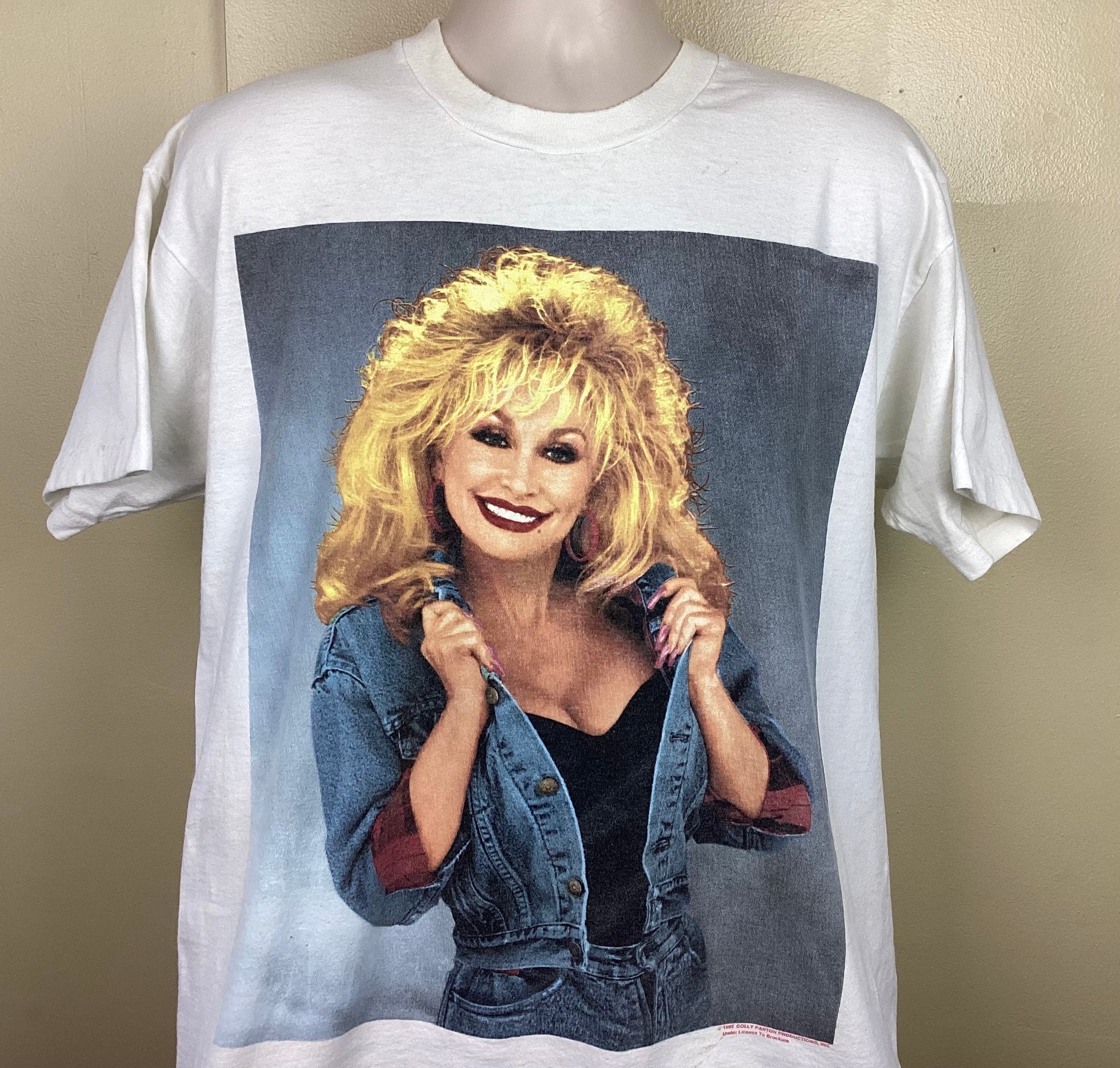 Vtg 1993 Dolly Parton T-shirt White XL 90s Classic Country Music  