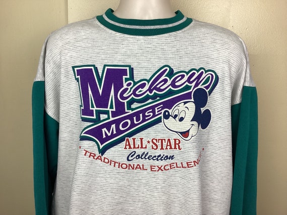 Vtg 90s Mickey Mouse All Star Collection Crewneck… - image 1