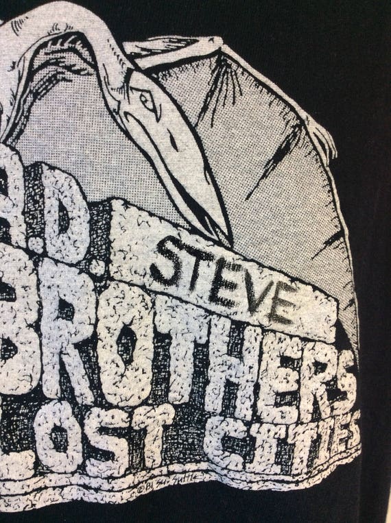 Vtg 1981 The Doobie Brothers Concert T-Shirt Blac… - image 6