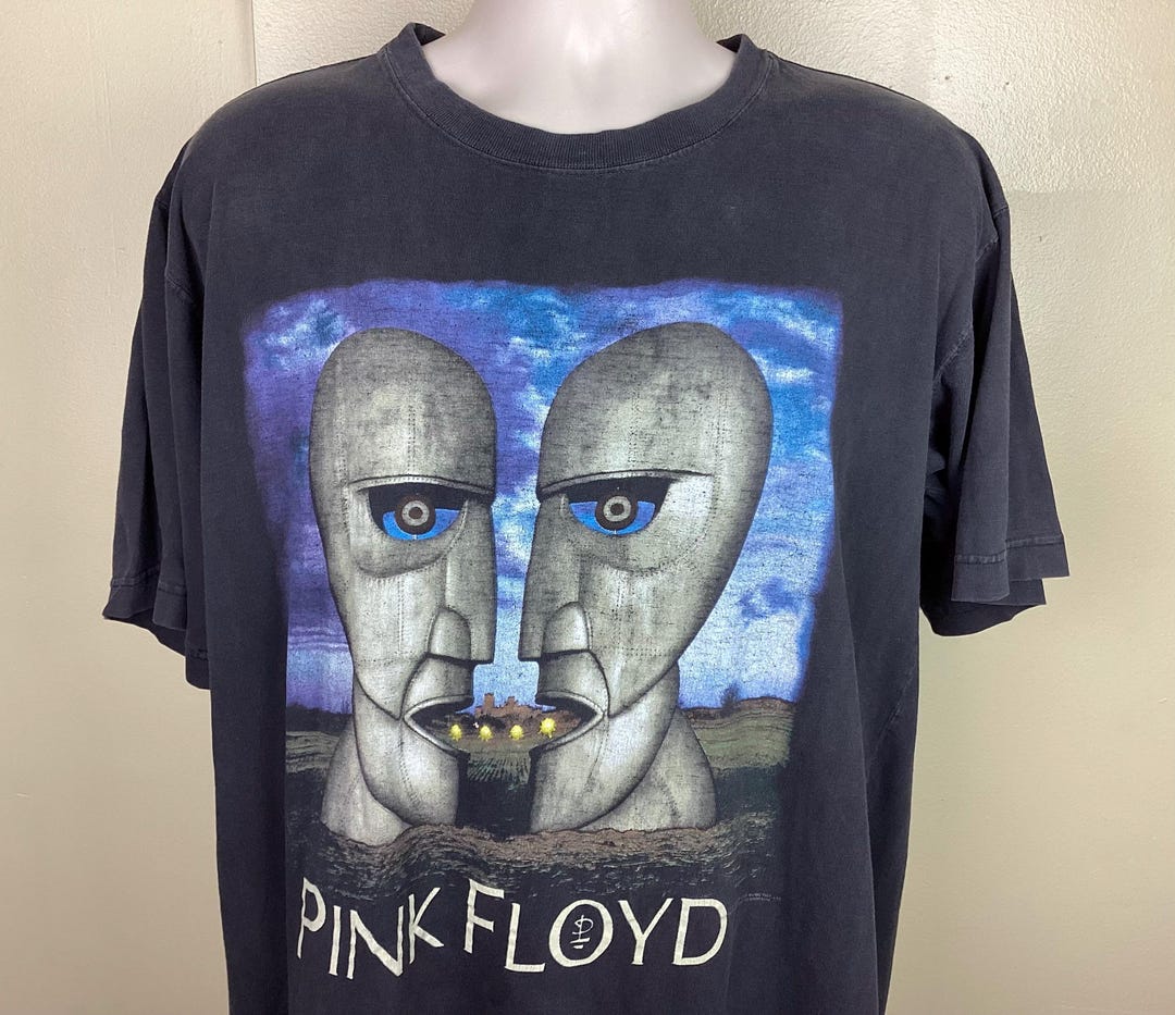 Vtg 1994 Pink Floyd Concert T-shirt Black XL 90s Division Bell