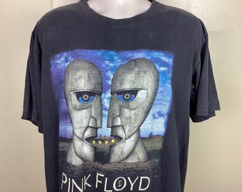 Vtg 1994 Pink Floyd Concert T-shirt Black XL 90s Division Bell