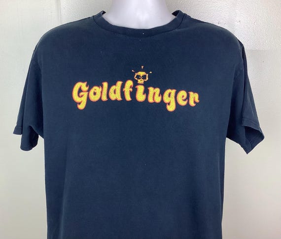 Vtg 90s Goldfinger Band T-shirt Black L Pop Punk Ska Rock Band - Etsy