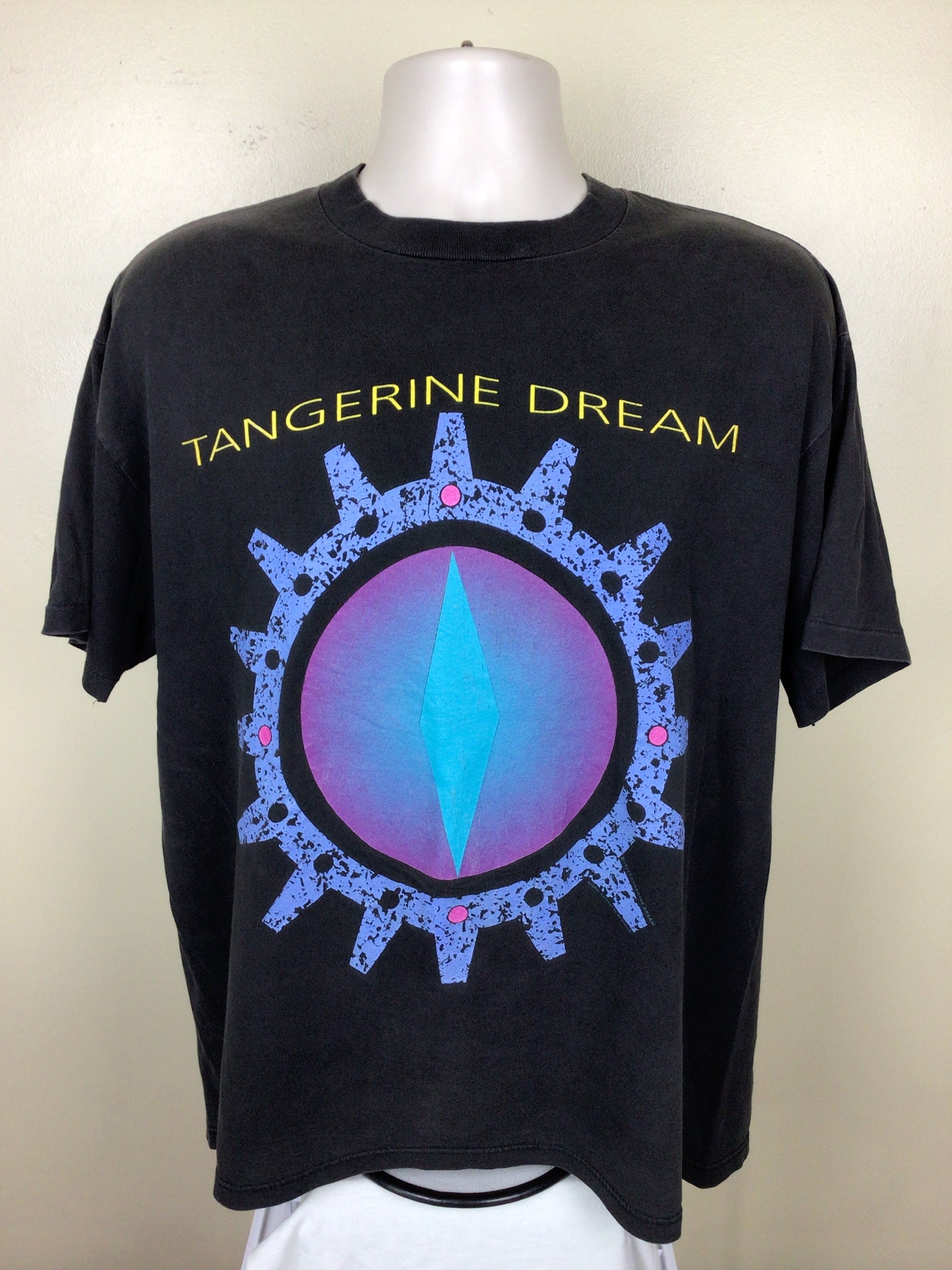 Vtg 1992 Tangerine Dream Concert T-shirt Black XL 90s Vtg 1992 Tangerine Dream Concert T-shirt Black XL 90s