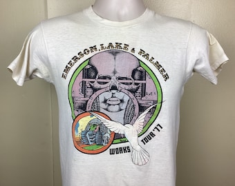 1992 Vintage Emerson, Lake & Palmer Tour T-shirt, Brockum, XL
