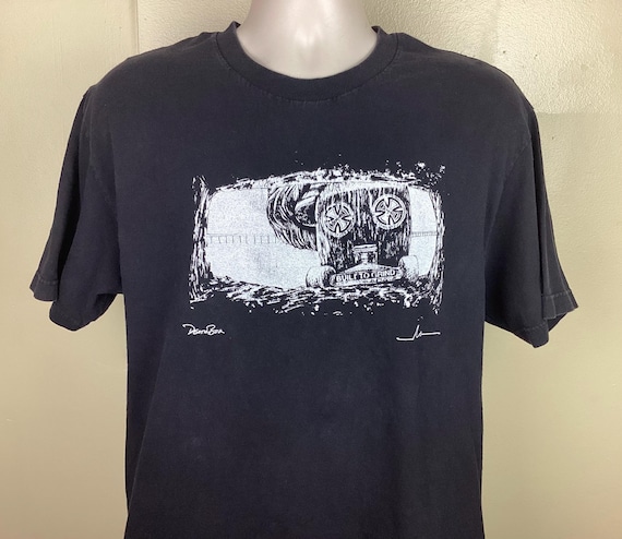 Vtg 90s Y2K Independent Truck Company Death Box T-shirt Black L
