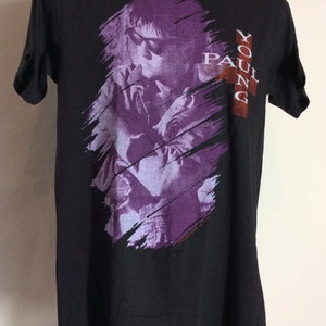 Vtg 1987 Paul Young Concert T-shirt Black M/L 80s New Wave Pop - Etsy