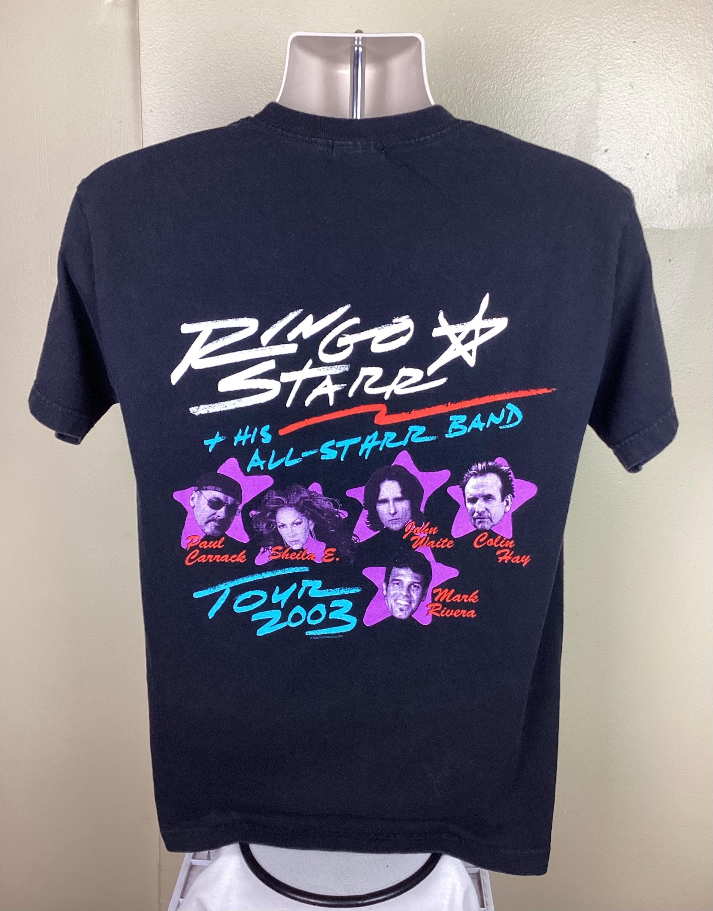 ヴィンテージ 2003 リンゴ・スター コンサート Tシャツ ブラック M Y2K